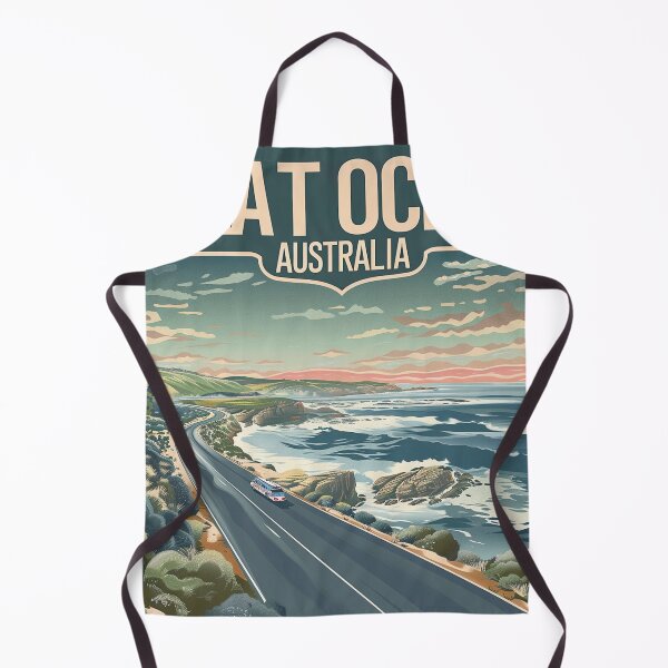 Item preview, Great Ocean Road Retro Poster 2 designed and sold by AstroRisq.