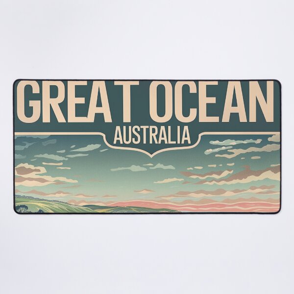 Item preview, Great Ocean Road Retro Poster 2 designed and sold by AstroRisq.