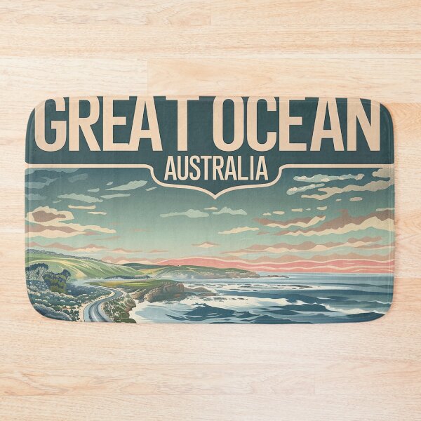 Item preview, Great Ocean Road Retro Poster 2 designed and sold by AstroRisq.