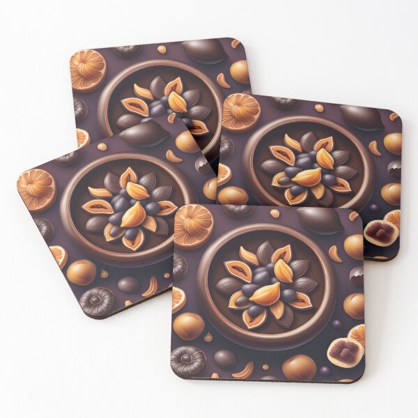 Item preview, Chocolate Pattern 1 designed and sold by Katharos Creations.