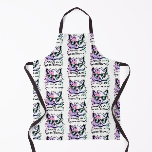 Item preview, Cool Fox Cartoon | Always Late, Worth the Wait Design designed and sold by callmegizy.