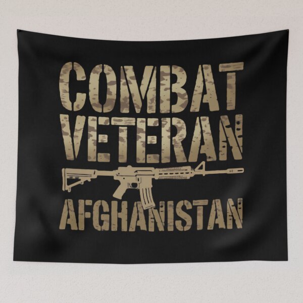 Item preview, Afghanistan Combat Veteran Military Pride Design designed and sold by GreenZenStudio.