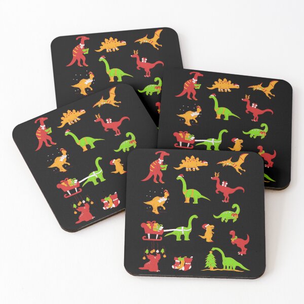 Item preview, Christmas Dinosaur Set designed and sold by patternjp.
