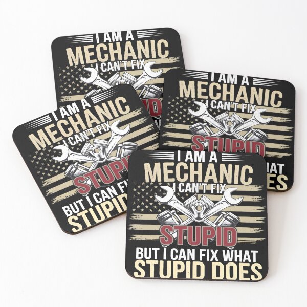 Item preview, Mechanic Humor Fixing Stupid Auto Repair Enthusiast designed and sold by VividBoldMerch.