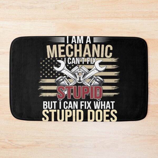 Item preview, Mechanic Humor Fixing Stupid Auto Repair Enthusiast designed and sold by VividBoldMerch.
