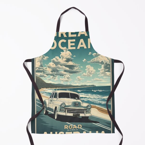 Item preview, Great Ocean Road Retro Poster 3 designed and sold by AstroRisq.