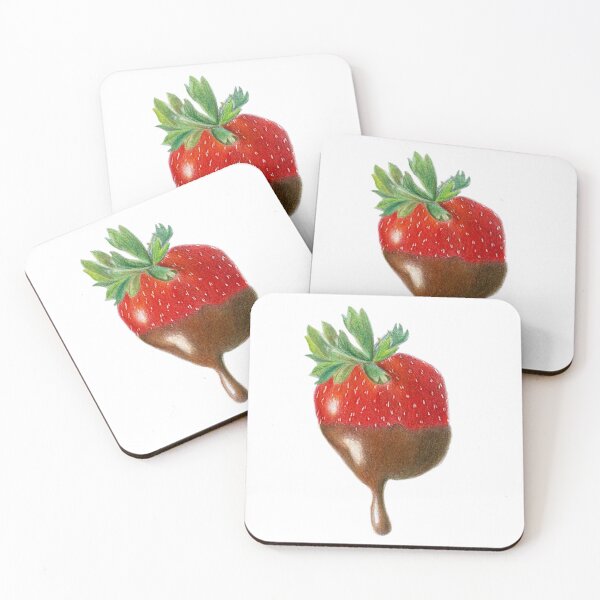 Item preview, Color Pencil Chocolate Covered Strawberry  designed and sold by daphsam.