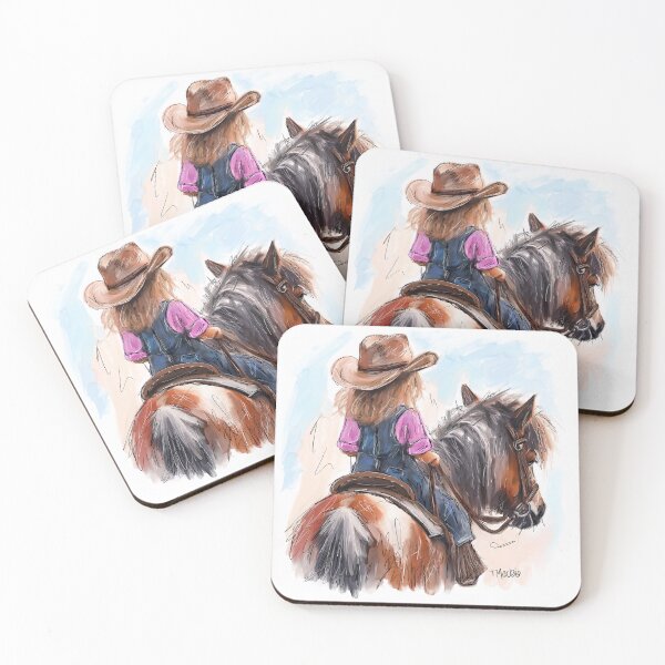 Item preview, Little Cowgirl designed and sold by TraceyMackieArt.