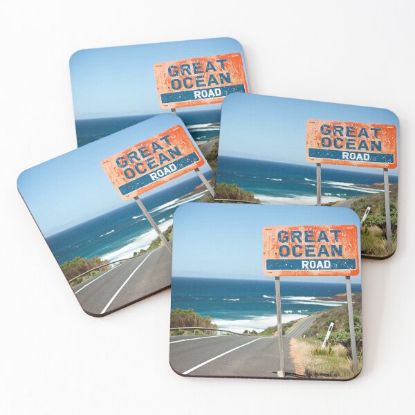 Item preview, Great Ocean Road Retro Poster 4 designed and sold by AstroRisq.