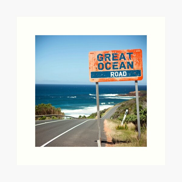 Item preview, Great Ocean Road Retro Poster 4 designed and sold by AstroRisq.