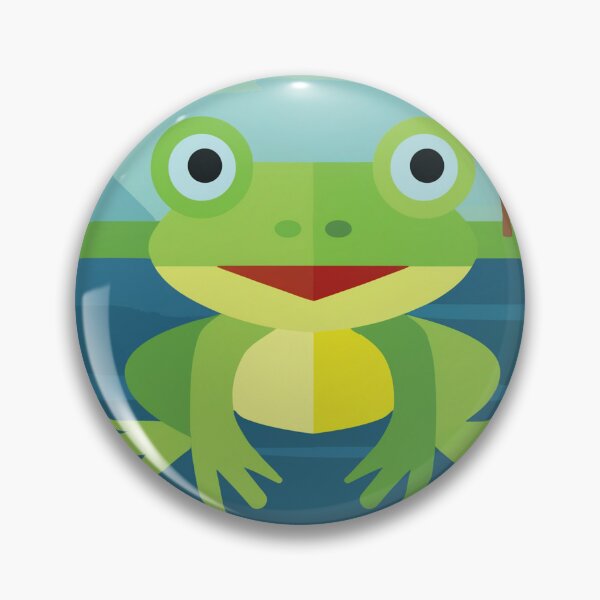 Item preview, Frog in river simple design  designed and sold by Boxing Kangaroo Retail Company.