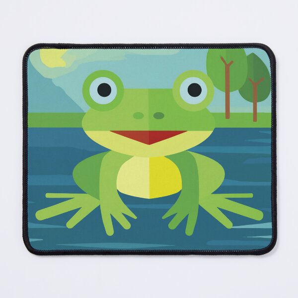 Item preview, Frog in river simple design designed and sold by Boxing Kangaroo Retail Company.