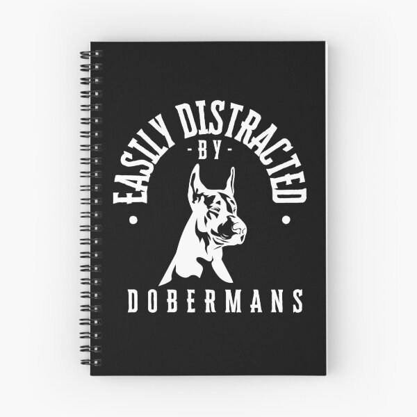 Item preview, Dog Lover - Easily Distracted By Dobermans designed and sold by New Mentality: Mindset Apparel.