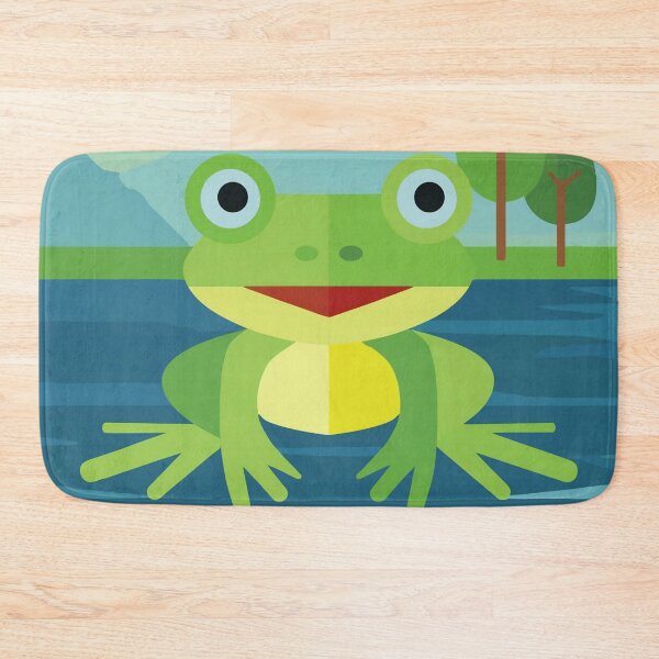 Item preview, Frog in river simple design  designed and sold by Boxing Kangaroo Retail Company.