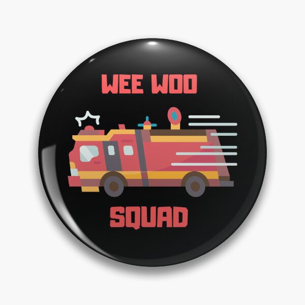 Item preview, WEE WOO SQUAD, funny gifts for firemans  designed and sold by FelkMariShop.