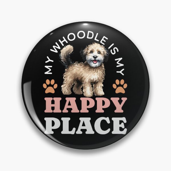 Item preview, My Whoodle Is My Happy Place Gift Idea For Dog Lover designed and sold by HosvPrint .s.