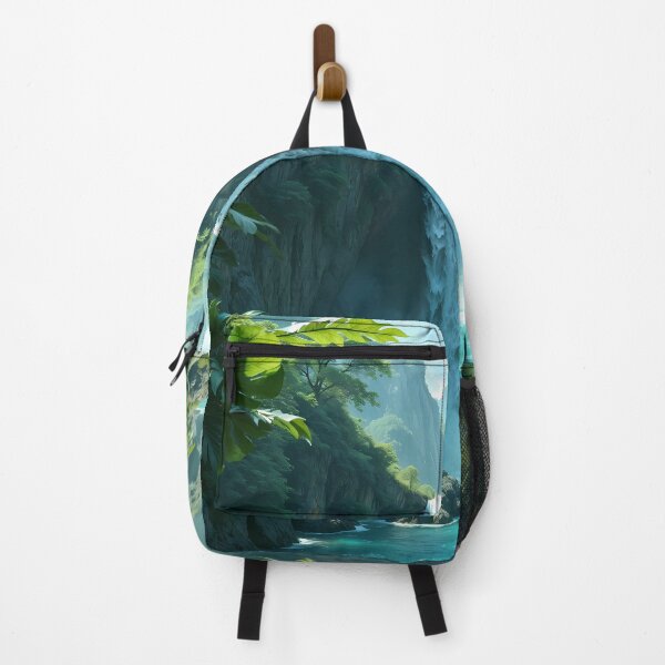 Item preview, Majestic Tropical Waterfall Oasis designed and sold by ElmoCreates.