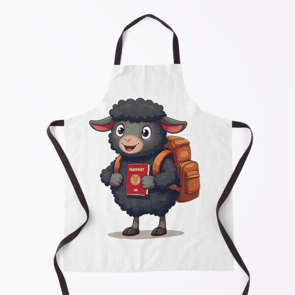 Item preview, Traveling Sheep - Cartoon Adventure designed and sold by Fikuall.