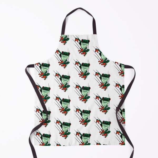 Item preview, Funny green frog, nature drawing designed and sold by AddlPoolart.