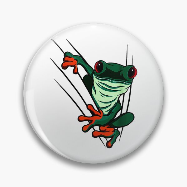 Item preview, Funny green frog, nature drawing designed and sold by AddlPoolart.