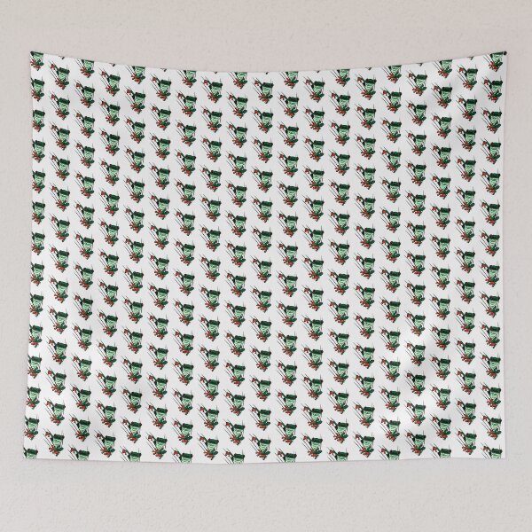 Item preview, Funny green frog, nature drawing designed and sold by AddlPoolart.