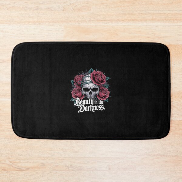 Item preview, BEAUTY IN THE DARKNESS SKULL AND ROSES designed and sold by FurRealStudioCo.