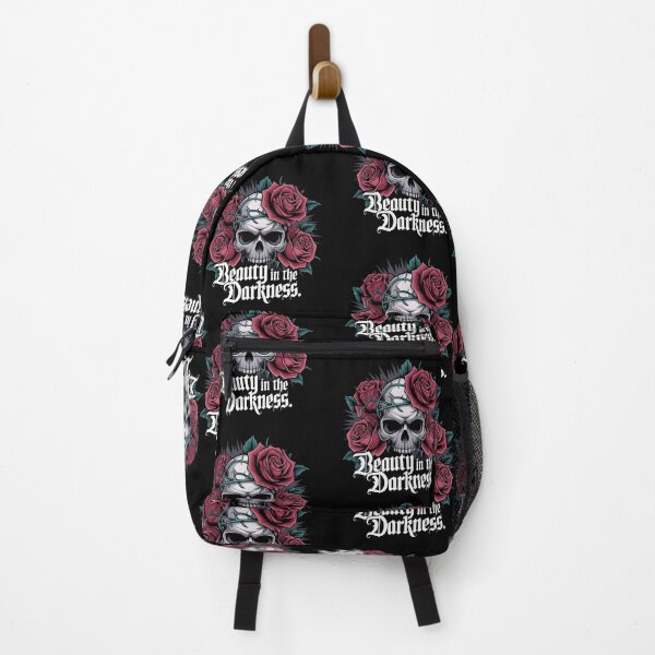 Item preview, BEAUTY IN THE DARKNESS SKULL AND ROSES designed and sold by bluel_evin.