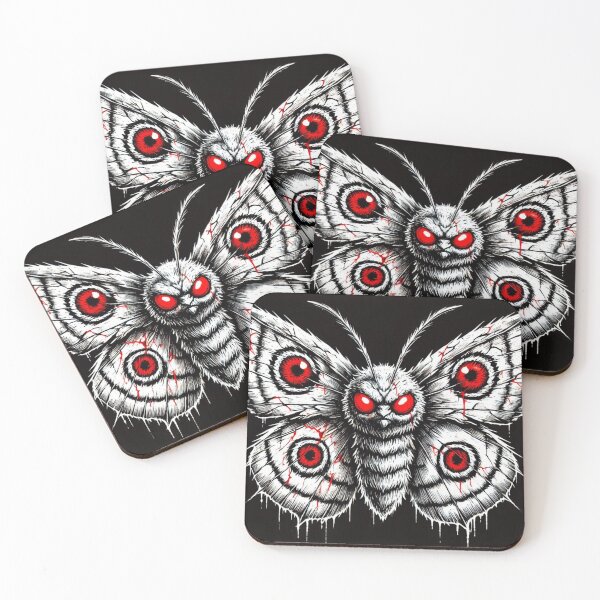 Item preview, very angry angry butterfly with red bloody eyes designed and sold by PrintYourStyle.