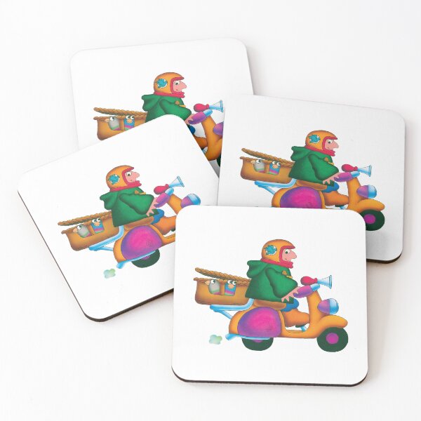 Item preview, Pigeon Street - Bob on Moped designed and sold by curseofkazar.