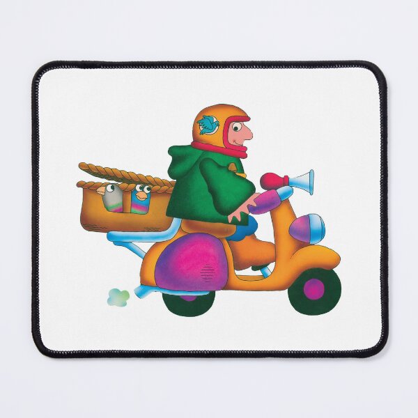 Item preview, Pigeon Street - Bob on Moped designed and sold by curseofkazar.