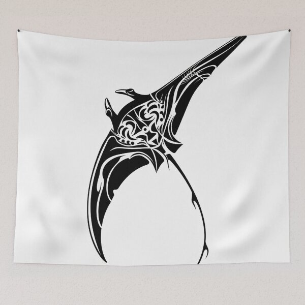 Item preview, Manta Ray Black and White Tribal Tattoo 2 designed and sold by AstroRisq.