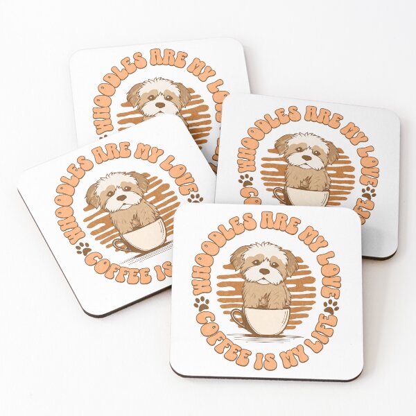 Item preview, Whoodles Are My Love Coffee Is My Life Gift Idea For Dog Lover designed and sold by HosvPrint .s.