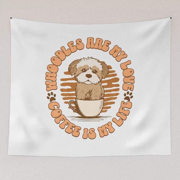 Item preview, Whoodles Are My Love Coffee Is My Life Gift Idea For Dog Lover designed and sold by HosvPrint .s.