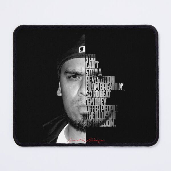 Item preview, Immortal Technique Portrait with Lyric Typography designed and sold by Enea Kelo.