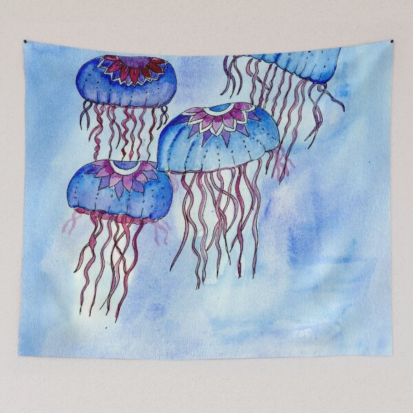 Item preview, Jelly Fish Floating designed and sold by MaryAnneHarding.
