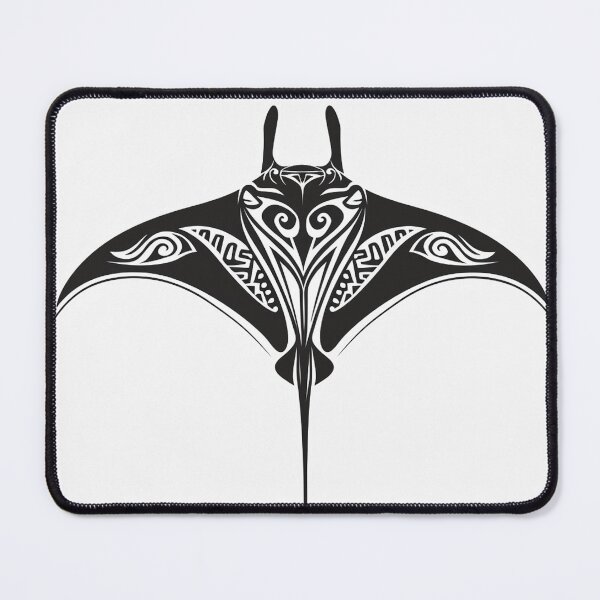 Item preview, Manta Ray Black and White Tribal Tattoo 4 designed and sold by AstroRisq.