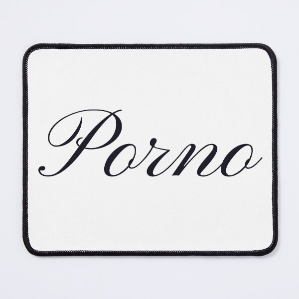 Item preview, The word PORNO in DARK CURSIVE designed and sold by SirJavier.