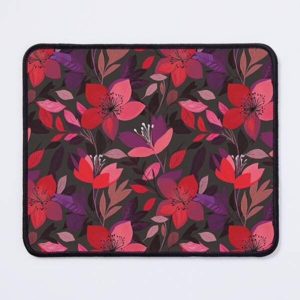 Item preview, Redmatic floral pattern designed and sold by DaisyMarroquin.