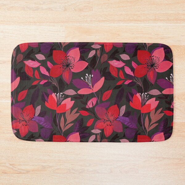 Item preview, Redmatic floral pattern designed and sold by DaisyMarroquin.