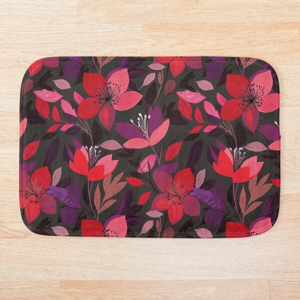 Aperçu de l'œuvre Motif floral Redmatic créée et vendue par DaisyMarroquin.