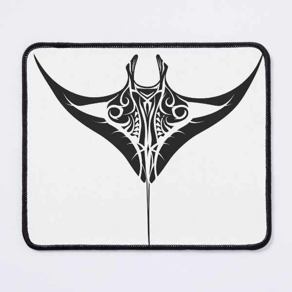 Item preview, Manta Ray Black and White Tribal Tattoo 5 designed and sold by AstroRisq.