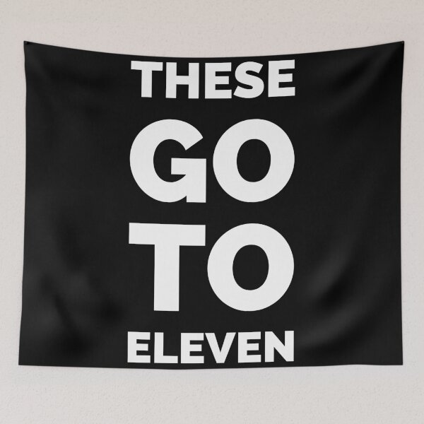 Item preview, Minimalist This is Spinal Tap Movie Quote designed and sold by Boxing Kangaroo Retail Company.