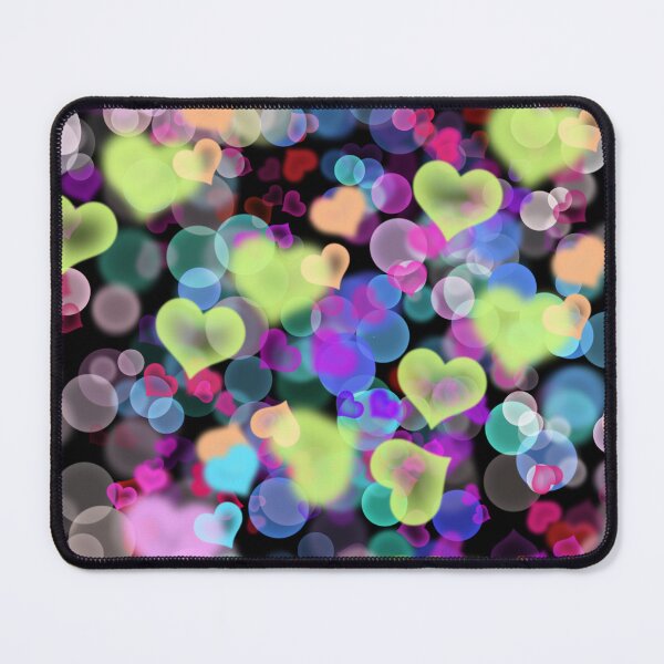 Item preview, Colorful Floating Hearts Valentines and Light Orbs / Wedding Anniversary & Valentine's Day designed and sold by Victoria Rose.