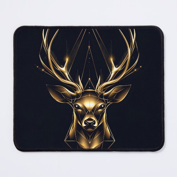 Item preview, Golden Geometric Deer designed and sold by silp159.