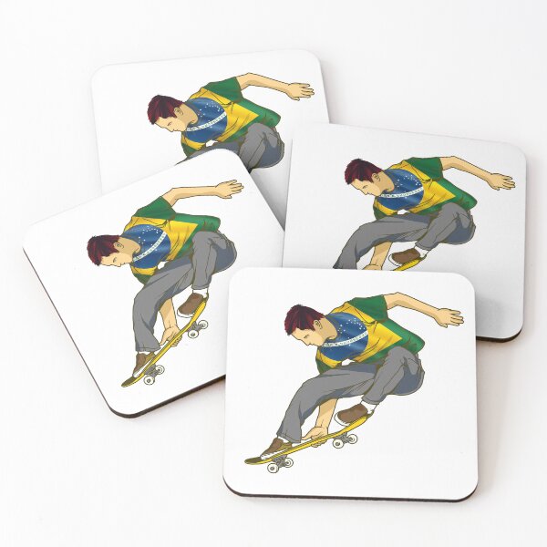 Item preview, Skateboarding Team Brazil Skater America designed and sold by Skateboarding Fingerboarding BMX.
