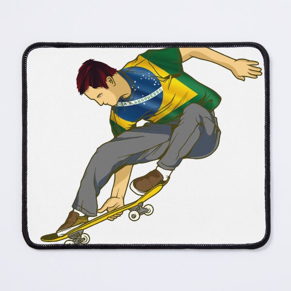 Item preview, Skateboarding Team Brazil Skater America designed and sold by Skateboarding Fingerboarding BMX.