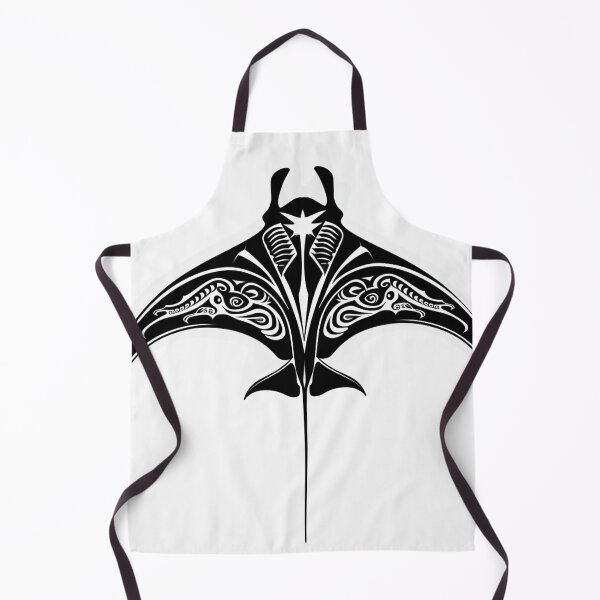 Item preview, Manta Ray Black and White Tribal Tattoo 7 designed and sold by AstroRisq.