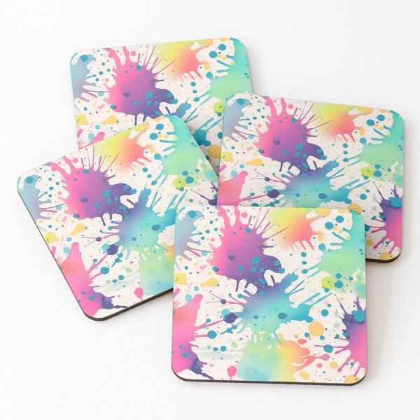 Item preview, Rainbow Paint Splashes designed and sold by Djarainj.