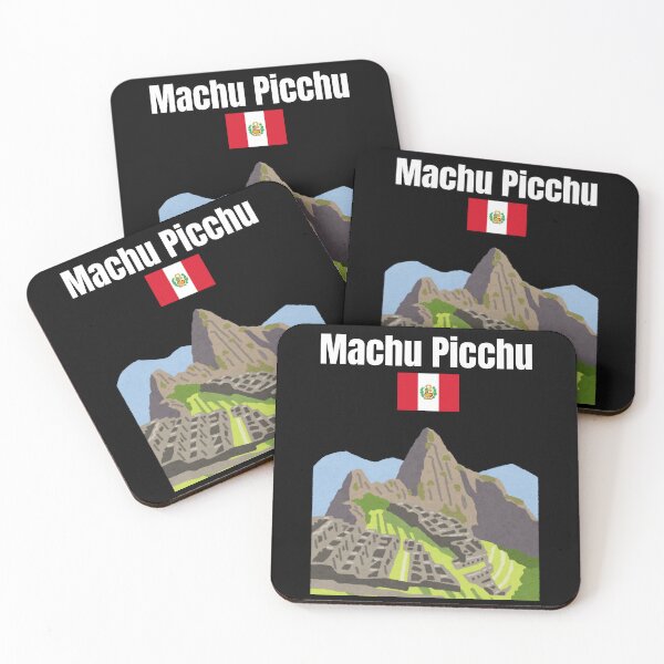 Item preview, Machu Picchu souvenir Inca citadel Peru flag Andes Mountains  designed and sold by Artstastic.