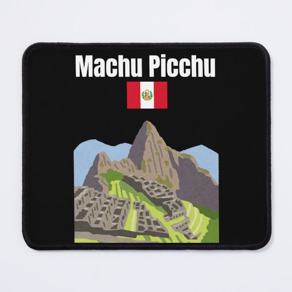 Item preview, Machu Picchu souvenir Inca citadel Peru flag Andes Mountains designed and sold by Artstastic.